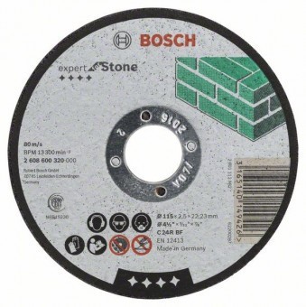 Disc de taiere drept Expert for Stone C 24 R BF, 115mm, 2,5mm - 3165140149426 foto