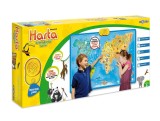 Harta Interactiva Animale MomKi, Jucarie Educativa, +3 ani, Familie, Teste Cunostinte, Baterii Incluse