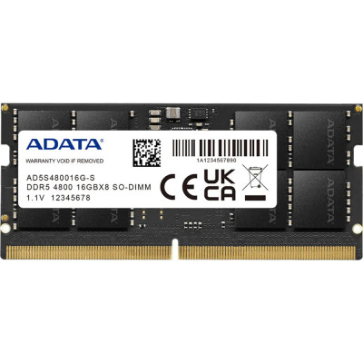 Memorie RAM laptop Adata sodimm 16gb 4800mhz ad5s480016g-s foto