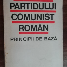 myh 542s - Statutul Partidului Comunist Roman principii de baza 1970 de colectie