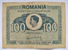 ROMANIA100 LEI 1945 STARE FOARTE BUNA