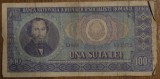 100 lei 1966, RSR / Rom&acirc;nia, circulată