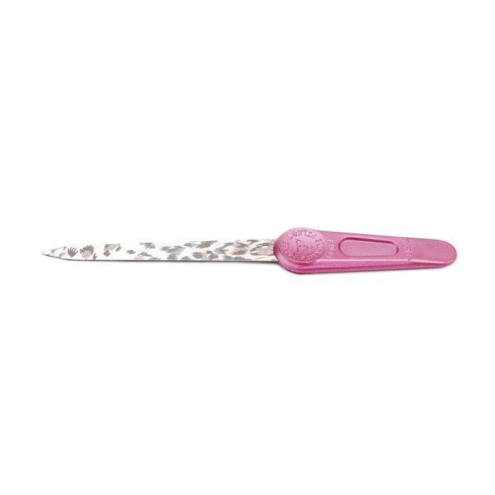 Pila metalica pentru unghii, small, roz