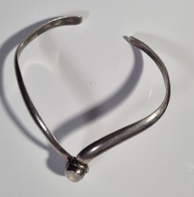 Bratara argint cu piatra foto