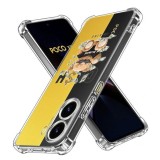 Husa antisoc pentru xiaomi poco x7 pro, airbag pro, clear, cash is king