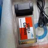 Adaptor USB2.0 CardBus cu 4 porturi &ndash; Extensie pentru laptopuri vechi