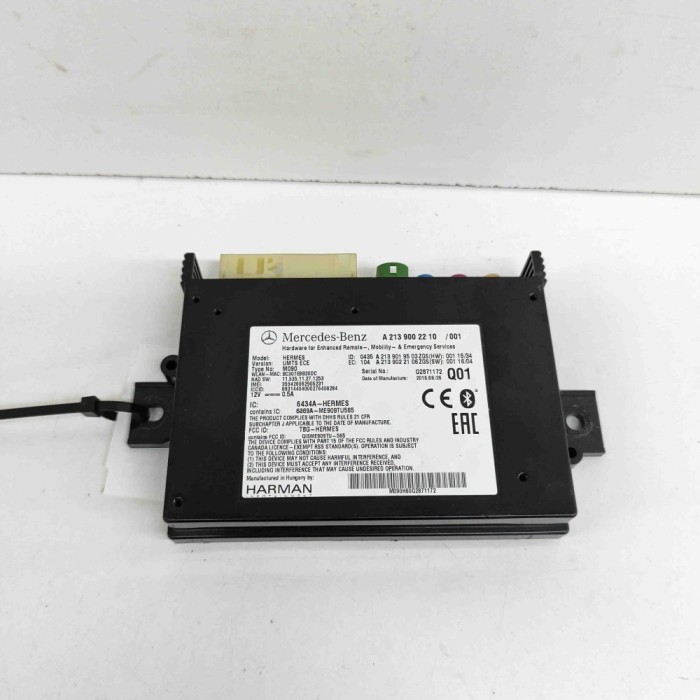 Modul de control Bluetooth MERCEDES-BENZ C T-Model S205 2016 OEM: A2139002210,A2139019503,A2139022106 24297883
