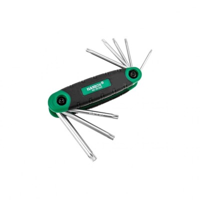 Chei torx, cr-v set 8 pliabil (t9, t10, t15, t20, t25, t27, t30, t40), Hanbon HB651603 foto