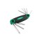 Chei torx, cr-v set 8 pliabil (t9, t10, t15, t20, t25, t27, t30, t40), Hanbon HB651603
