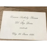 (2) Act Carte de vizita 1936 Cluj