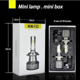 Set 2 Becuri Led Auto Xentech F32 Mini CSP-CREE H8 H9 H11 60W 6000K IP68