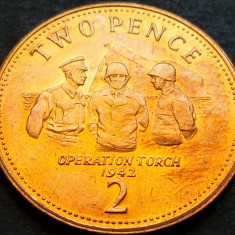 Moneda comemorativa 2 PENCE - GIBRALTAR, anul 2011 *cod 834 B Operațiunea TORȚA