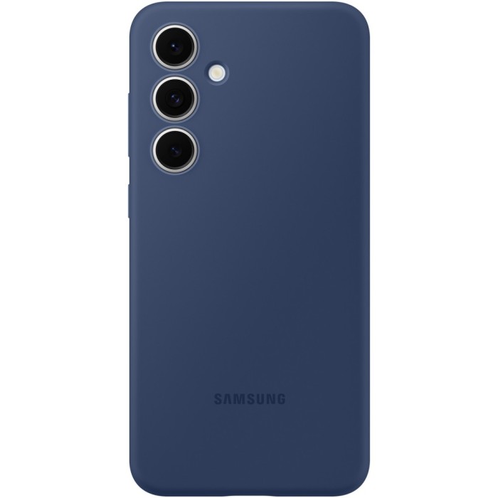 Husă Silicon Samsung Galaxy S24 FE, Albastră &Icirc;nchis, Blister EF-PS721CLEGWW