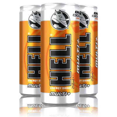 Bax 24 Energizante Hell Energy Drink Multivitamin, 250 ml, Energizant Hell Energy Drink, Bauturi Non-Alcoolice, Hell Energy Drink Energizante, Doze de foto