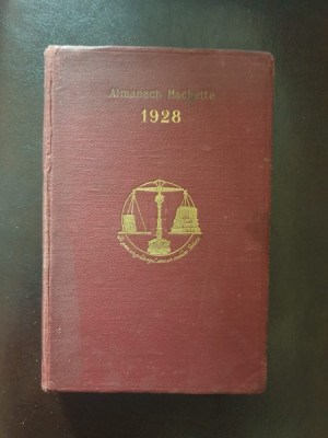 Almanach Hachette 1928 foto