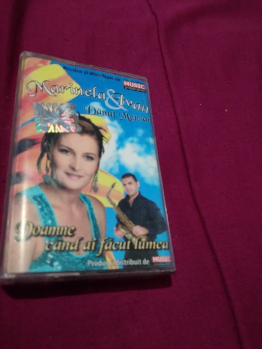 CASETA AUDIO MARINELA IVAN &amp; DANUT MERSAN RARA!! ORIGINALA
