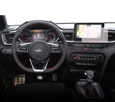 Folie Protectie Navigatie Kia Proceed 2024+, Duragon, protectie Display Navigatie, silicon Transparent, Anti-zgarieturi, kit instalare foto