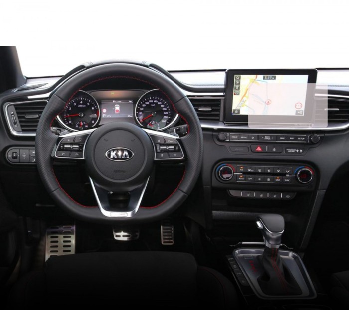 Folie Protectie Navigatie Kia Proceed 2024+, Duragon, protectie Display Navigatie, silicon Mat, Anti-zgarieturi, Anti-amprenta, kit instalare