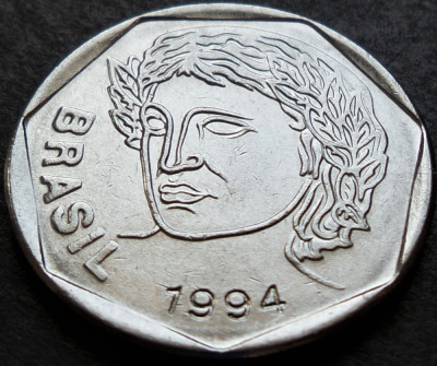 Moneda 25 CENTAVOS - BRAZILIA, anul 1994 *cod 3855 foto