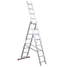 Scara Aluminiu 3 tronsoane 9 trepte max 5.32 m