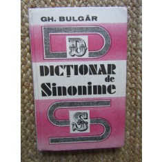 Dicționar de sinonime Gheorghe Bulgar