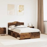 Cumpara ieftin Cadru de pat Lemn vechi 120 x 200 cm Lemn de pin masiv
