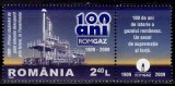 Cumpara ieftin RO 2009 ,LP 1831 ,&quot; ROMGAZ-100 de ani &quot;, serie + vinieta 2 ,MNH