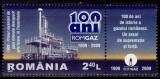 Cumpara ieftin RO 2009 ,LP 1831 ,&quot; ROMGAZ-100 de ani &quot;, serie + vinieta 2 ,MNH, Nestampilat