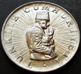Cumpara ieftin Moneda 10 LIRE - TURCIA, anul 1981 *cod 2250 = UNC!, Europa, Aluminiu