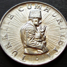 Moneda 10 LIRE - TURCIA, anul 1981 *cod 2250 = UNC!