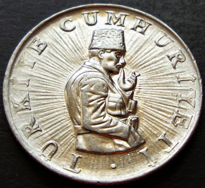 Moneda 10 LIRE - TURCIA, anul 1981 *cod 2250 = UNC! foto
