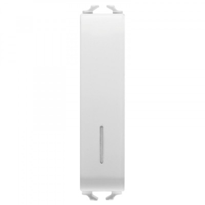 Intrerupator revenire cu led 1 2M Gewiss Chorus alb satinat MAT GW15162 foto