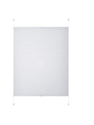 Rulou plisat pentru geam Tukan, 100 x 150 cm, alb foto