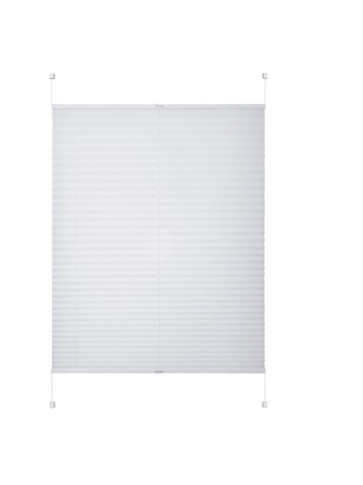 Rulou plisat pentru geam Tukan, 100 x 150 cm, alb