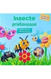 Carte cu piese de construit Insecte Prietenoase - Alex Bar, Carti educative pentru copii