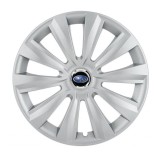 Cumpara ieftin Set 4 capace roti pentru Subaru, model Delta Gray, R15