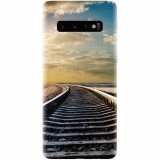 Husa silicon pentru Samsung Galaxy S10, Railroad Horizon