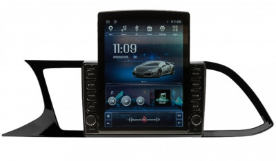 Navigatie Seat Leon 3 2012-2020 AUTONAV Android GPS Dedicata, Model XPERT Memorie 64GB Stocare, 4GB DDR3 RAM, Display Vertical Stil Tesla 10&amp;quot; Full-Tou foto
