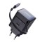 Incarcator priza GaN, 2X USB-C, 65W - Duzzona (T10) - Black