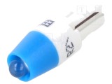 Lampă LED T5 Albastru 24V 3mm