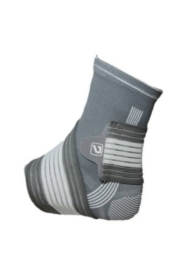 Suport pentru gleznă, bandaj elastic tip șosetă cu manșon de compresie și curea velcro reglabilă foto