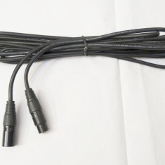 Cablu microfon semnal audio XLR mama XLR tata 5 m - 5 metri - calitate