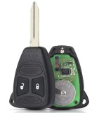 Cheie auto cu telecomanda compatibila cu Chrysler 300, Aspen, Dodge Charger, Durango, Dakota, Jeep Commander, Grand Cherokee, KOBDT04A, ID46, 433 MHz,