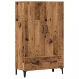 vidaXL Dulap &icirc;nalt, lemn vechi, 70x31x115 cm, lemn compozit