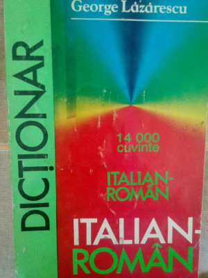 George Lazarescu - Dictionar italian-roman (1994) foto