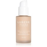 Lumene Invisible Illumination Vegan Collagen Serum in Foundation make-up cu textura usoara cu efect de nutritiv SPF 30 1.5 30 ml