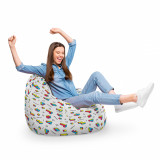 Fotoliu Puf Bean Bag tip Para XL Memphis Tetris, Updeco