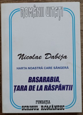 Basarabia, tara de la raspantii - Nicolae Dabija// 2004 foto