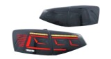 Set lampi spate, stopuri Vw Jetta (1b), 2015-, montare spate, stanga+dreapta, indicator dinamic; cu animatii; LED; fumuriu; Tuning, Vland