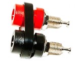 Soclu Banană 4mm Negru pentru Panou